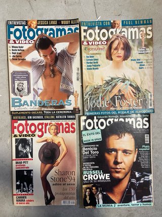 Revistas Fotogramas años 90 y dos suplementos