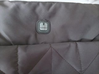 Bolso bandolera marrón acolchado