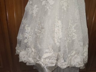 Vestido de Novia Talla 36 Encaje