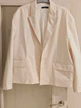 Blazer americano hombre crema Talla L