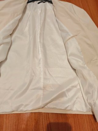 Blazer americano hombre crema Talla L