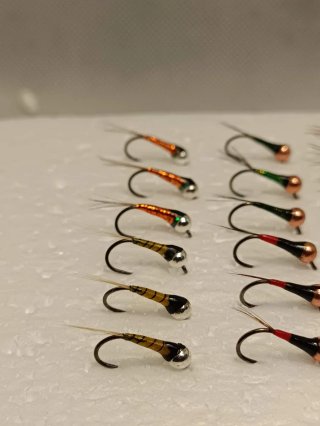 Ninfas y perdigones pesca trucha