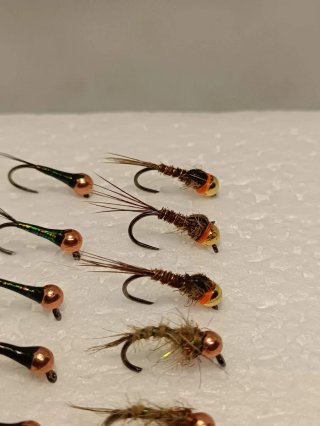 Ninfas y perdigones pesca trucha