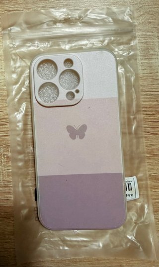 Custodia iPhone 14 Pro Farfalla Viola