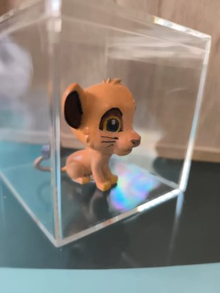 Figura Simba Resina 3D El Rey León Urna