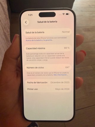iPhone 15 Pro 128GB Plata