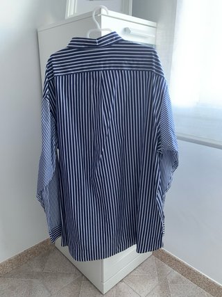 Camisa Uniqlo x Jil Sander Rayas Azules