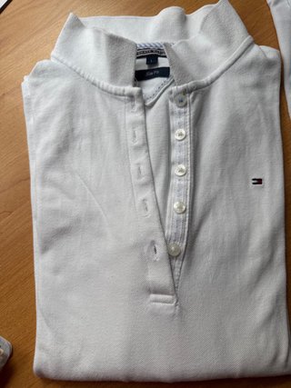 Polo Tommy Hilfiger Blanco Talla L