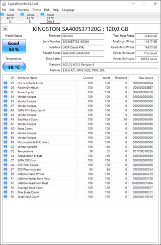 5x SSD 120GB Kingston, SanDisk, Toshiba