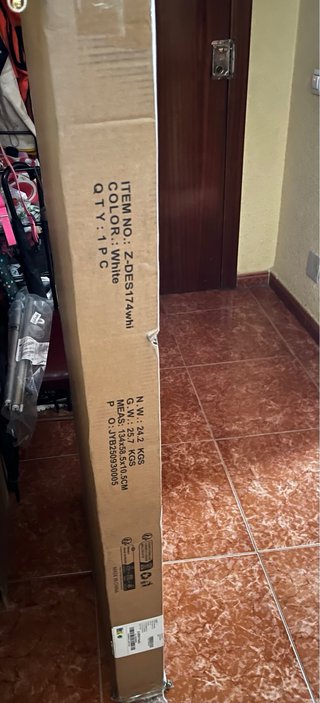 Escritorio estanteria blanco nuevo perfecto estado