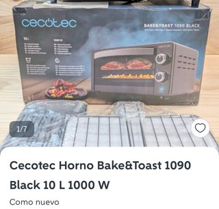Horno Cecotec Bake & Toast 1090
