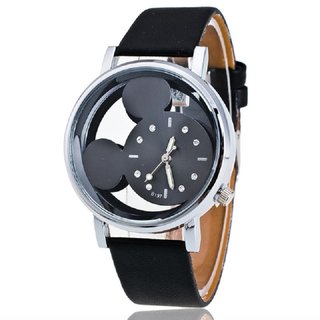 Reloj Disney Mickey Mouse Negro Mujer