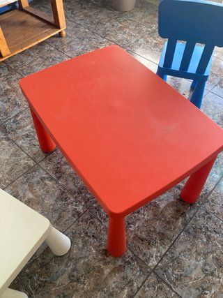 Mesa y 2 Sillas Niños IKEA