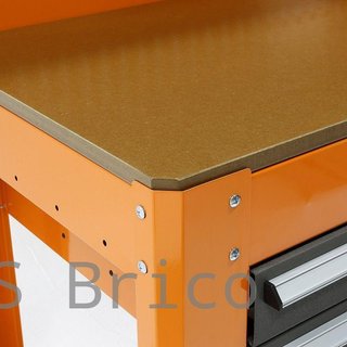 Mesa Trabajo Metálica Tres Cajones Alyco 170798
