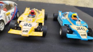 4 Coches Scalextric Rally y F1