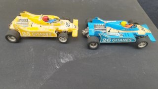 4 Coches Scalextric Rally y F1