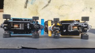4 Coches Scalextric Rally y F1