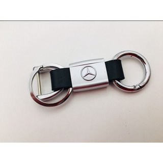 Llavero de Cuero Logo Metalico MERCEDES