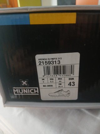 Botas de fútbol Munich Arenga Talla 43