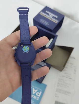 Swatch Moonshine Gold Bioceramic Moonwatch