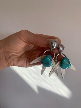 Pendientes Plata Turquesa