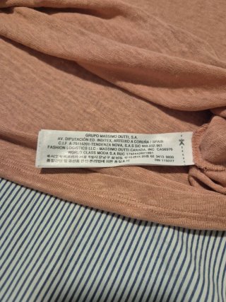 Camiseta de punto sin mangas rosa