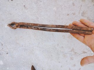 Pinza antica da fabbro