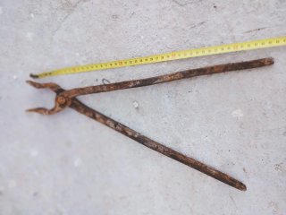Pinza antica da fabbro