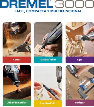 Dremel 3000 130W multiherramienta con estuche