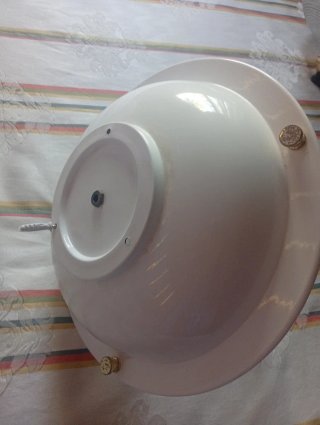 Lámpara Farol Vidrio y Metal alambre queda muy fin