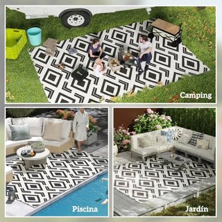 Alfombra Exterior Reversible 182x274 Impermeable