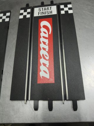 2 Rectas Scalextric Carrera con logo