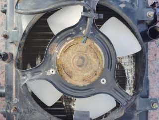 Radiador electroventilador carcasa Seat Marbella
