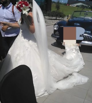Vestido de Novia y velo Pronovias talla 36-38