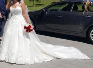Vestido de Novia y velo Pronovias talla 36-38