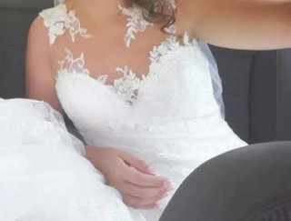 Vestido de Novia y velo Pronovias talla 36-38