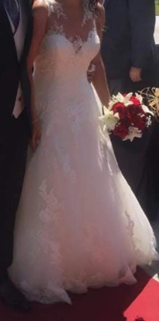 Vestido de Novia y velo Pronovias talla 36-38