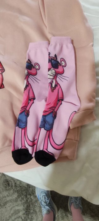 Sudadera Pink Panther Talla L + Calcetines