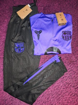 Chandal FC Barcelona Morado y Negro