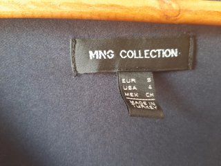 Vestido Mango Negro Talla XS