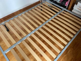 Somier Cama 135 Metal y Madera