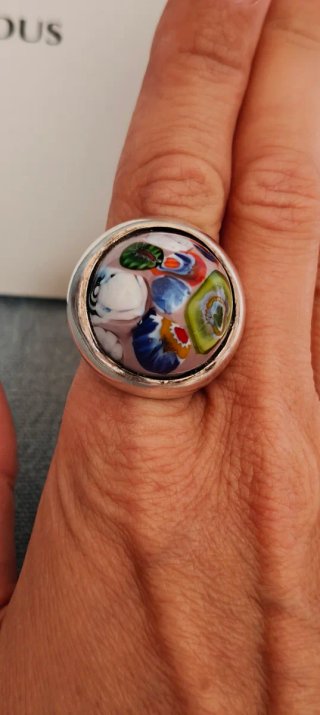 Anillo Tous Fiori Murano multicolor