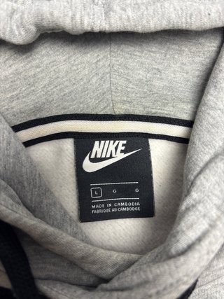 Felpa Nike Air Vintage Grigia e Nera