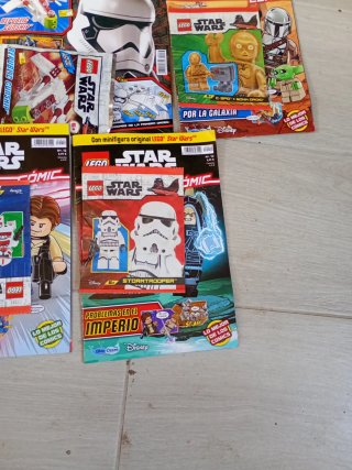 Lote 5 Revistas LEGO Star Wars Cómic