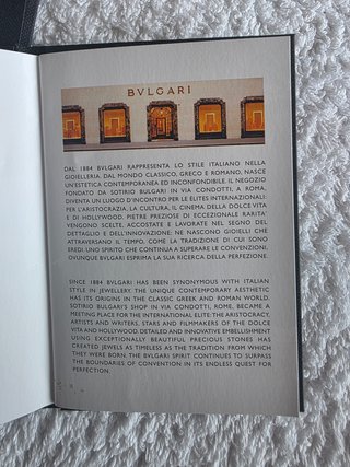 Lote 10 Garantías Joyería Bulgari