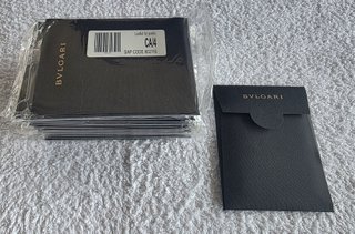 Lote 10 Garantías Joyería Bulgari