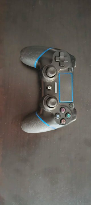 Mando PS4 Negro y Azul