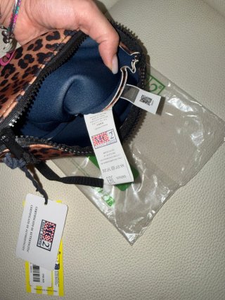 Pochette Saint Barth leopardata