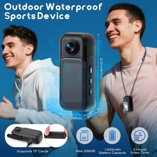 Cámara 360° Táctil + Accesorios