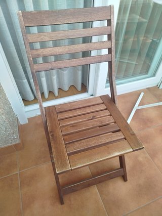 Pack 6 Sillas de Jardín Madera